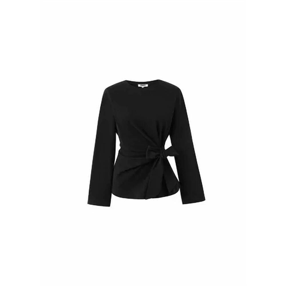 NEW FRNCH women's orchis t-shirt top in black